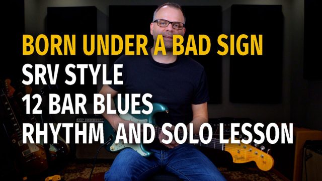 SRV Bad Sign Style Rhythm and Solo - Podcast 68